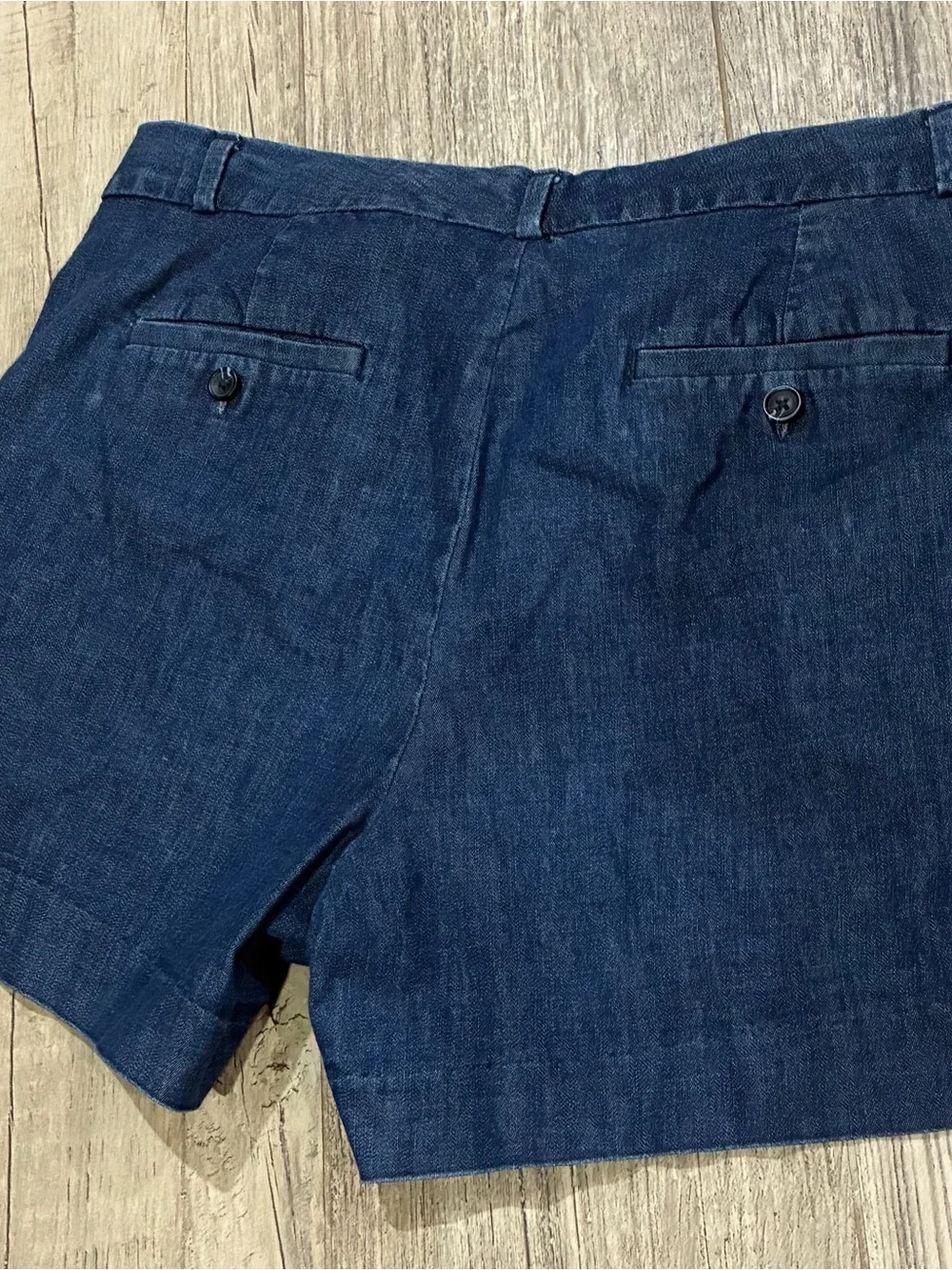 Banana Republic Hampton Women’s Denim Shorts Size 32/14 Dark Wash Stretch
